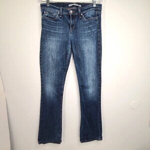 Joe's Jeans Rocker Ryder Dark Indigo Wash Boot cut Denim Jeans Mid Rise 32x34